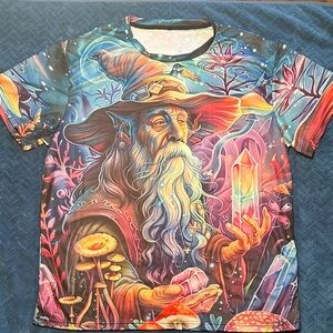 The Mountain Wizard Graphic Tee - Multicolor
